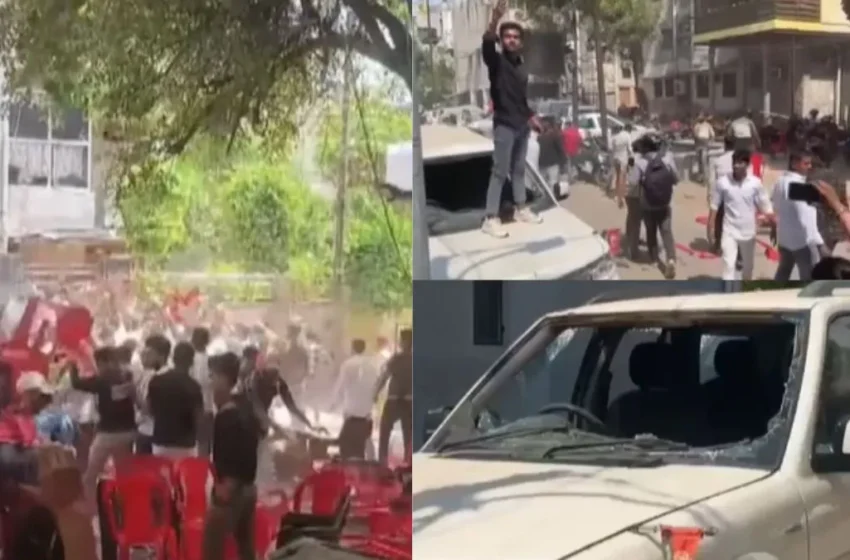  राणासांगा को गद्दार कहने वाले सपा सांसद के घर पर करणीसेना ने किया हमला