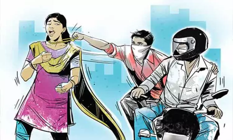  देवर की बारात में शामिल महिला से बाइक सवार लुटेरों ने की लूट, मंगलसूत्र और हार छीना
