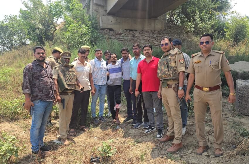  बस्ती में पुलिस और रेप आरोपी के बीच मुठभेड़ में आरोपी घायल