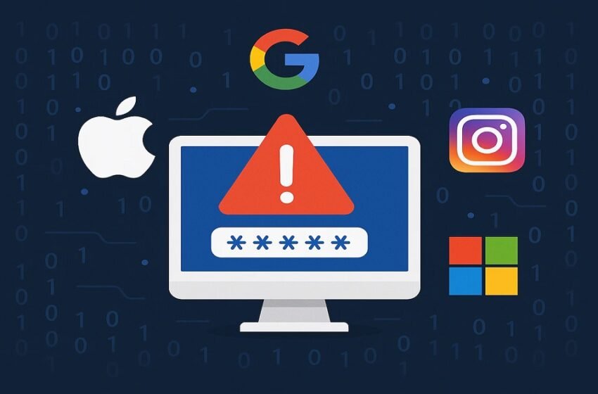 1600 crore passwords leaked