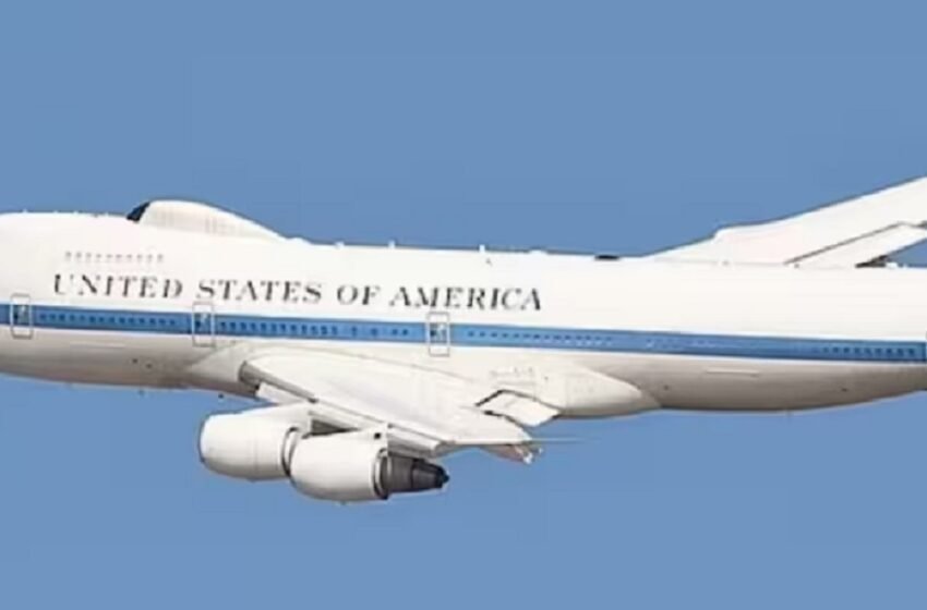America's 'Doomsday Plane' military aircraft E-4B