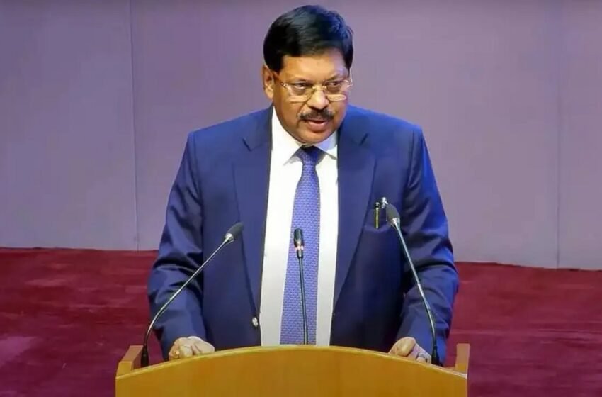 CJI B. R. Gavai at his felicitation ceremony in Amaravati