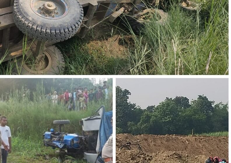 बस्ती: अवैध मिट्टी खनन की भेंट चढ़ा चालक, ट्रैक्टर ट्राली पलटने से हुई मौत