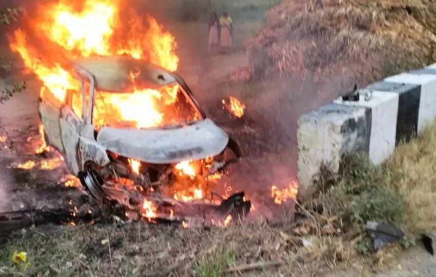 Horrible road accident in Bulandshahr