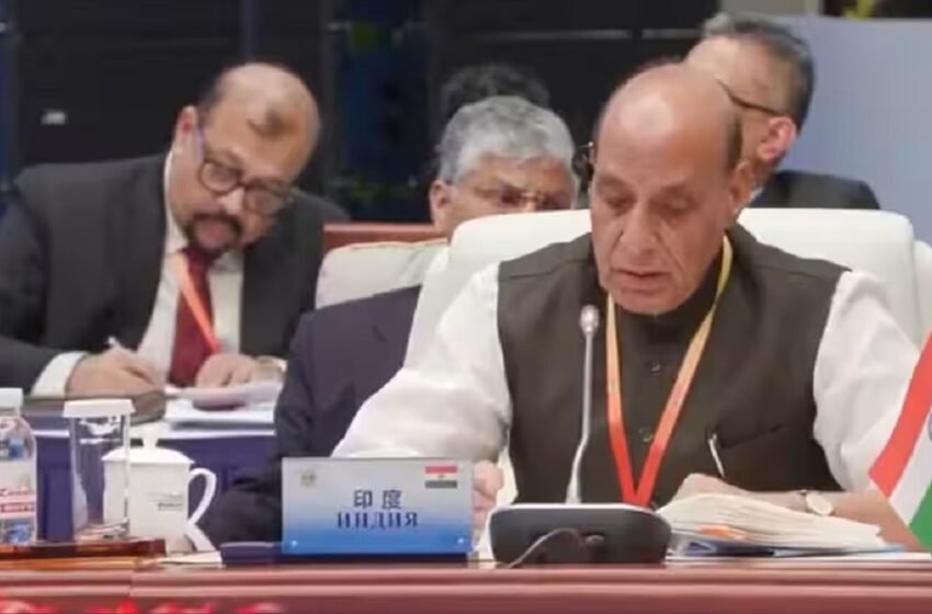 Rajnath Singh refused to sign the joint statement in SCO Summit