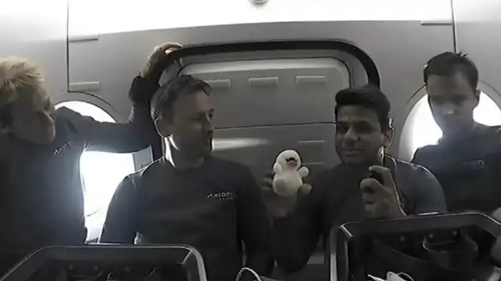 Shubhanshu Shukla's first video message from space