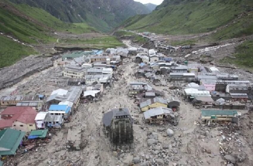 Cloudburst causes devastation in Kedarnath Valley Uttarakhand