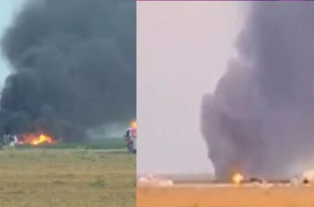 F-35 fighter plane crashes in US