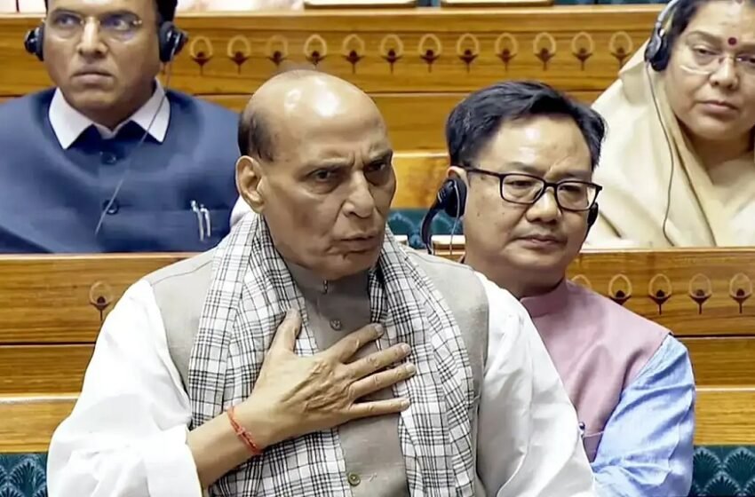  ‘हमने सुदर्शन चक्र उठा लिया है…’, ऑपरेशन सिंदूर पर गरजे राजनाथ सिंह; विपक्ष को दिया करारा जवाब
