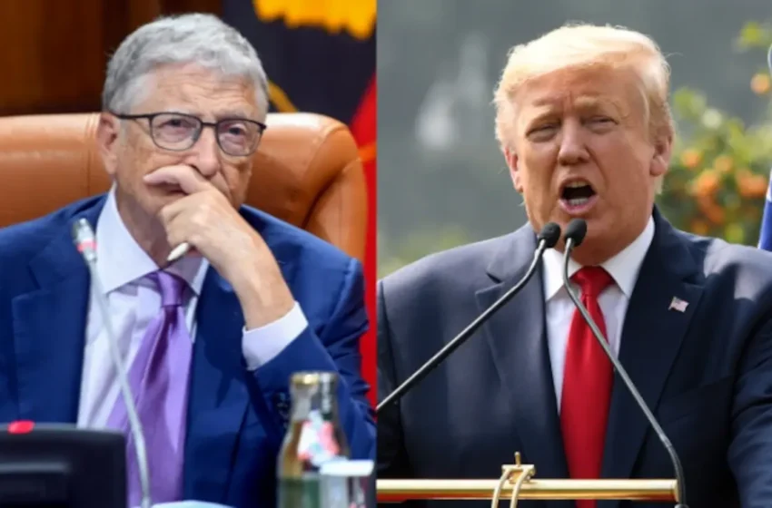  ‘ बिल गेट्स ने गलती मानी ’ , जलवायु मुद्दे पर ट्रंप का तंज